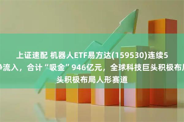 上证速配 机器人ETF易方达(159530)连续5日获资金净流入，合计“吸金”946亿元，全球科技巨头积极布局人形赛道